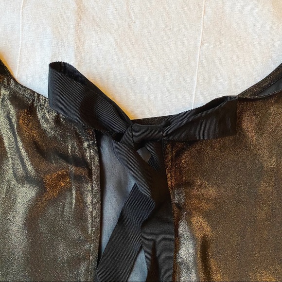 Sheer Gold Mango Top - Picture 7 of 10